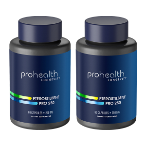 Professional Health Pterostilben 250 (60 capsules x 2 bottles)