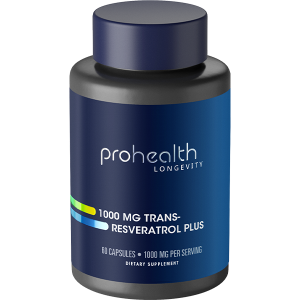 Professional Health Trans-Resveratrol 1000mg (60 capsules)