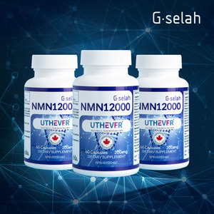 지셀라 NMN 12000, NAD+수치를 높이는 (60캡슐X3병), 항노화영양제